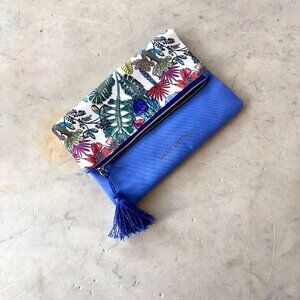 French Marie Sixtine Illustrated Foldover Clutch